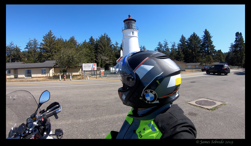 Arrived at Umpqua Lighthouse, where I rode my motorcycle decades ago. Glad I can still ride 30 years later. 