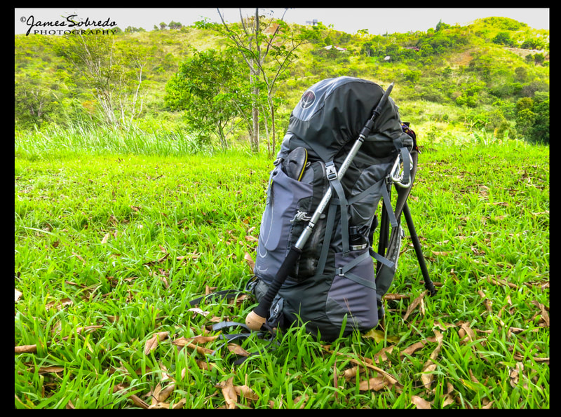 Backpack, traveling around the world, Sierra Madre Mountains, Tanay, Philippines